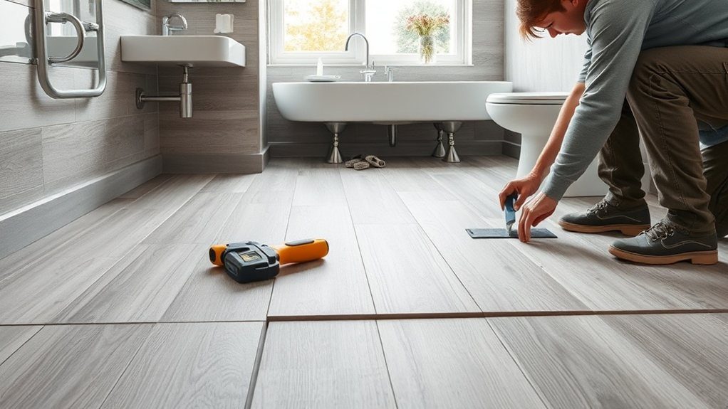 Bathroom Flooring Installation in Paddington