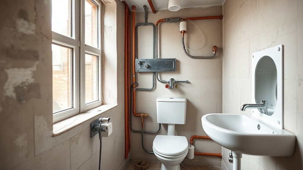 Bathroom Plumbing and Electrics in Paddington